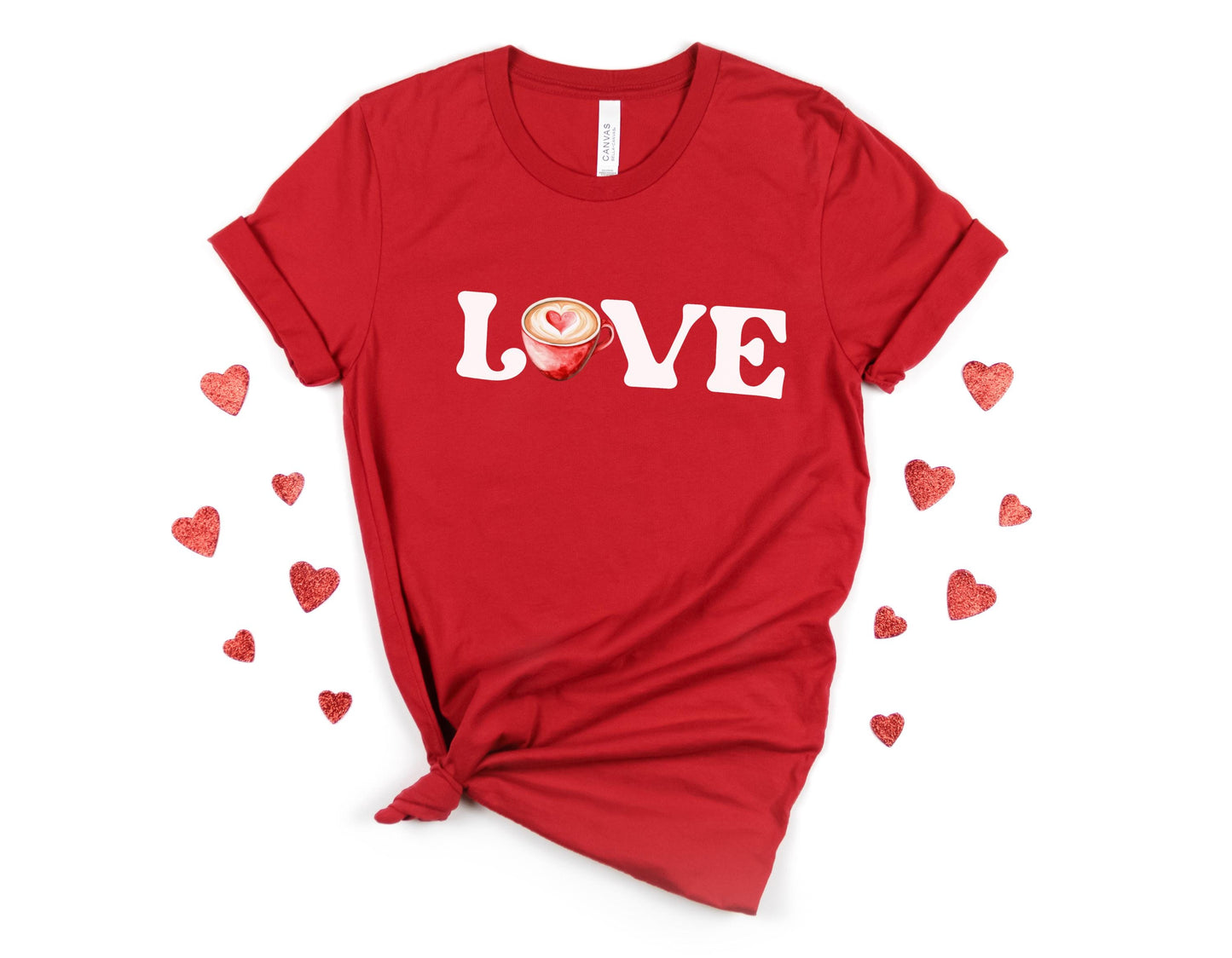 Womens Funny Valentine Shirt, Coffee Lovers
