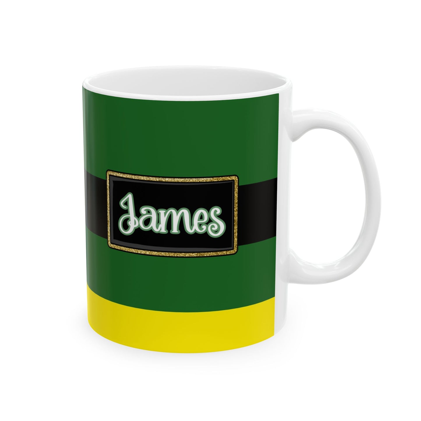 Personalized Christmas Elf Coffee Mug