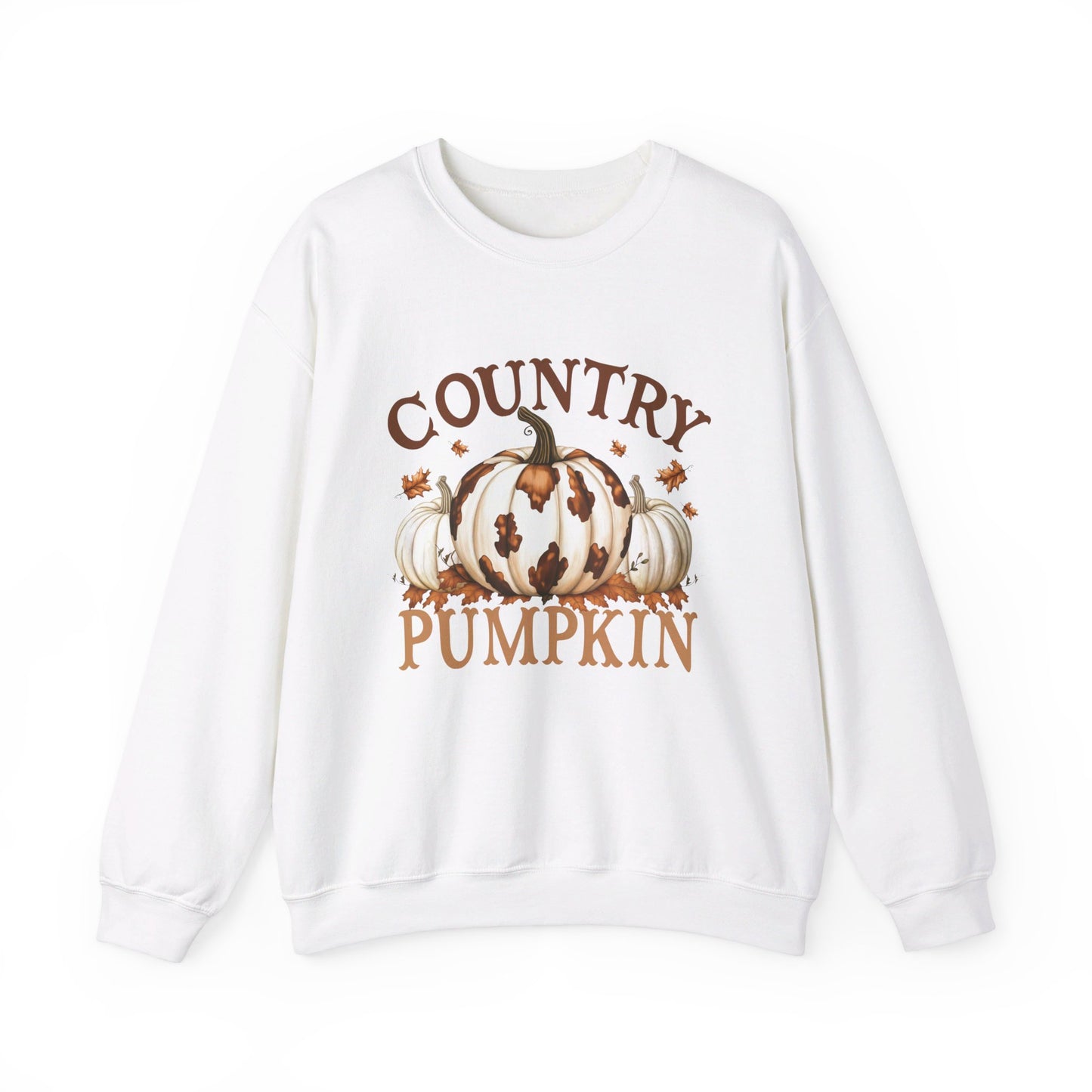 Womens Fall Sweatshirt Country Pumpkin