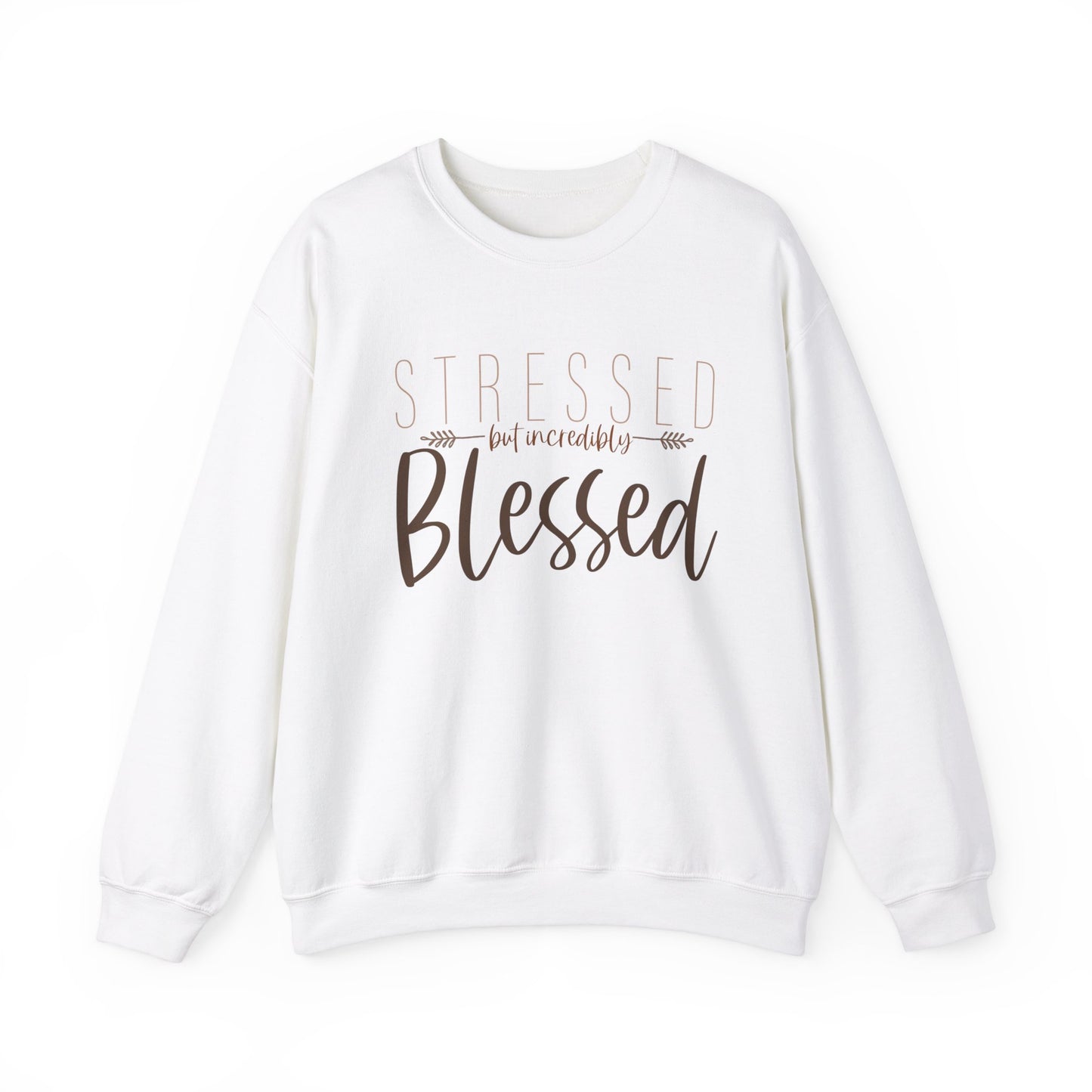 Funny Thanksgiving Sweatshirt, Stressed but Incredibly Blessed
