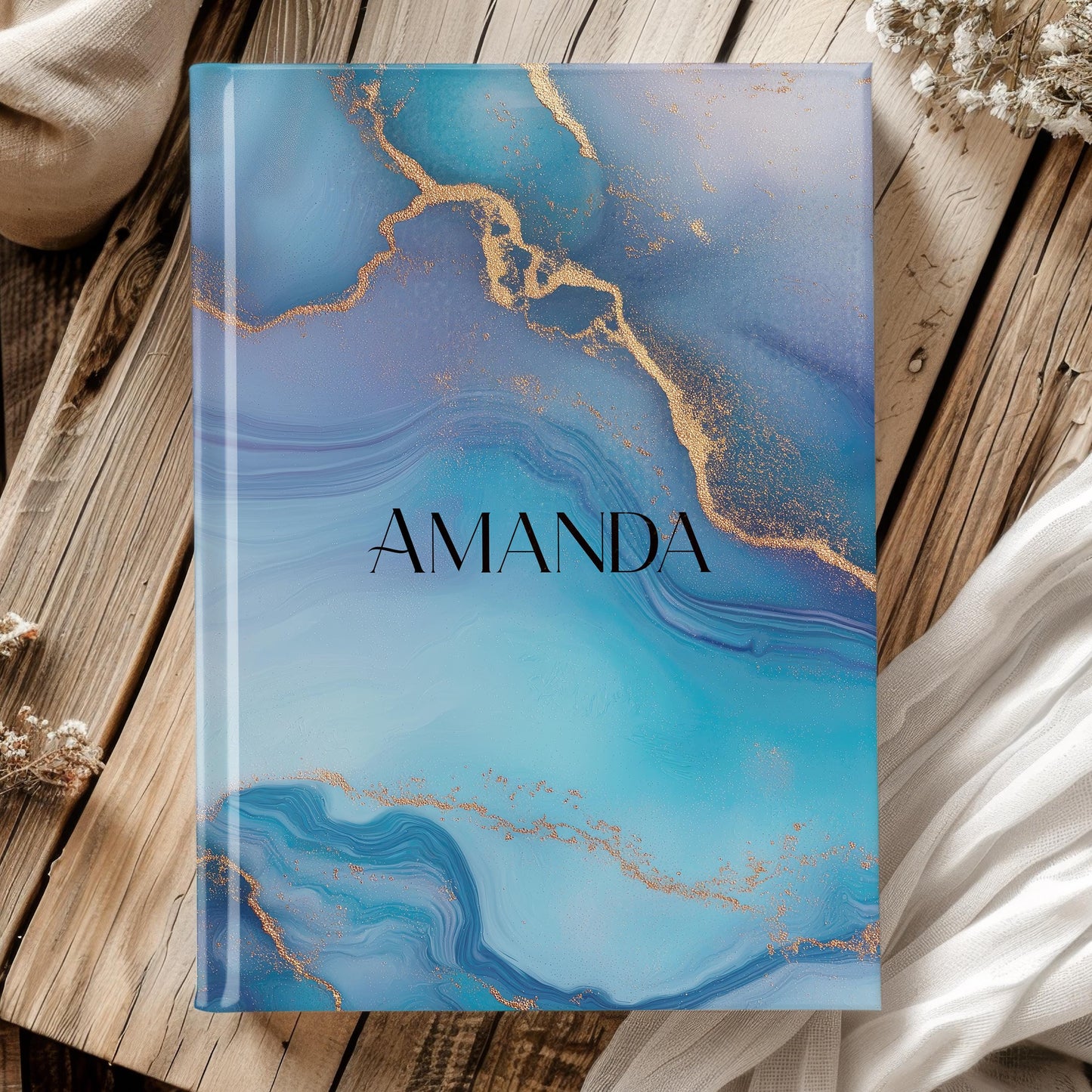 Custom Hardcover Journal Notebook , Personalized Women Writing Notebooks