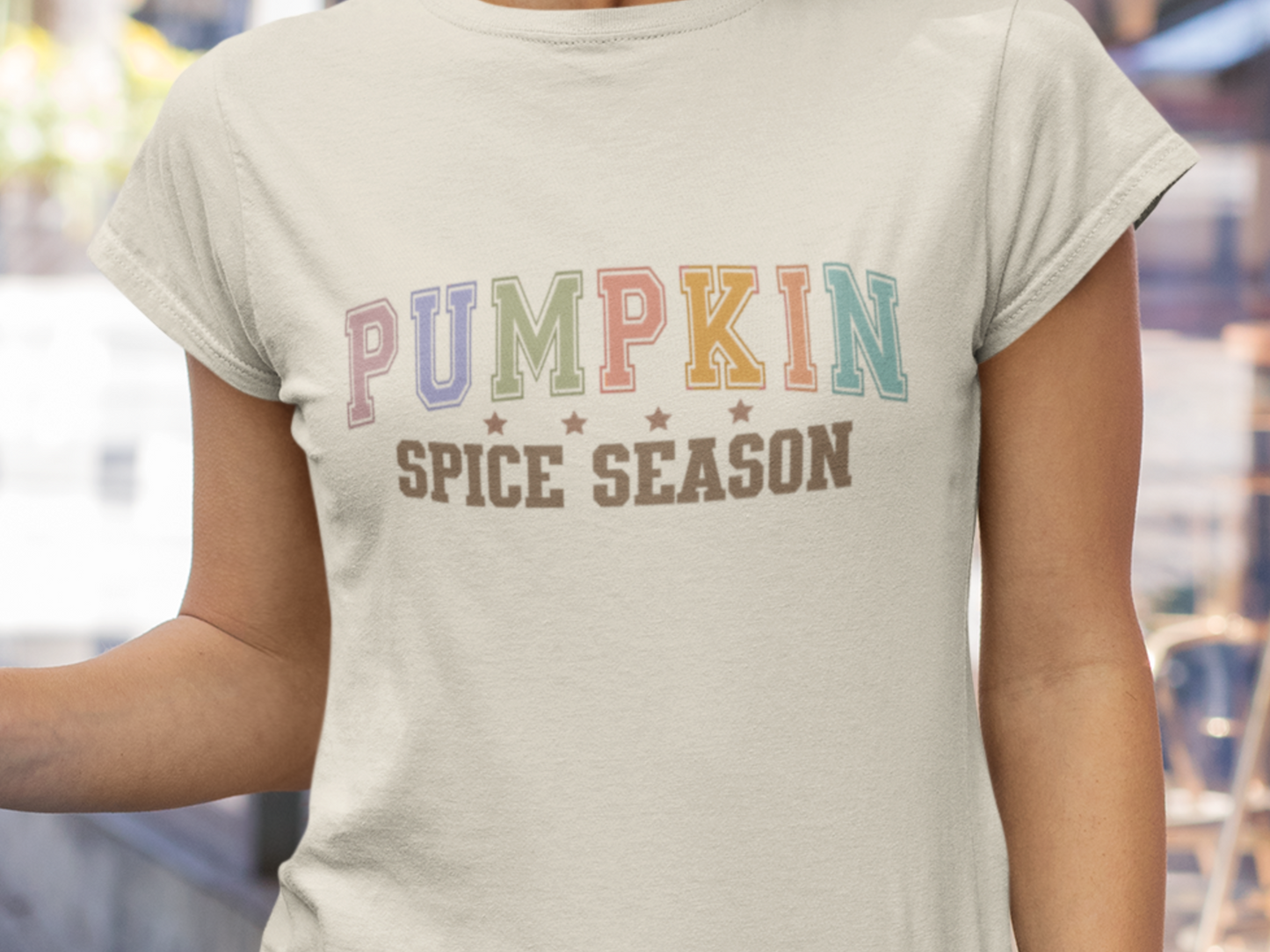 Womens Fall T-shirt Pumpkin Spice Season