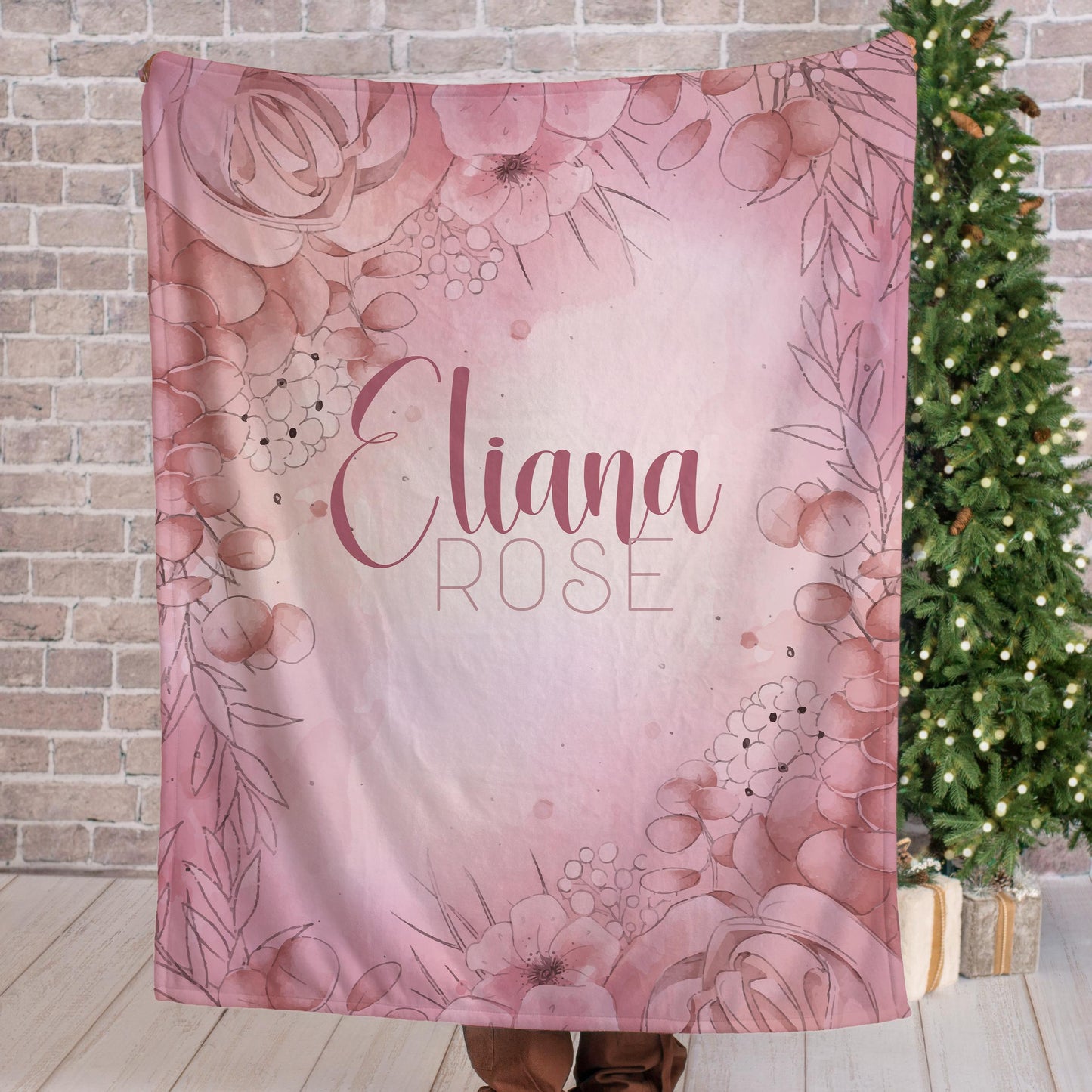 Custom Girls Blanket, Personalized Blanket with Name